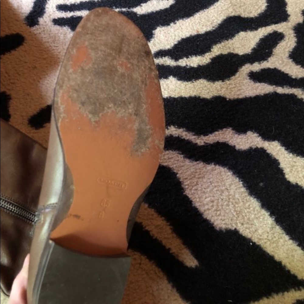Coach Mysie leather riding boots - Picture 6 of 6